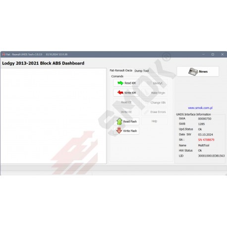 DA0008 Dacia Lodgy 2020-2021 MB96xxx OBD