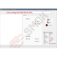 V)0026 Learn used SRS Volvo 60,70,80 2010...2017 by OBD