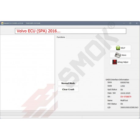 VO0029 Volvo SPA Platform 40,60,90 ECU Clear Crash by OBD