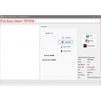 FT0032 Fiat, Jeep Delphi BCM 70F3556, 70F3557 by CAN or OBD