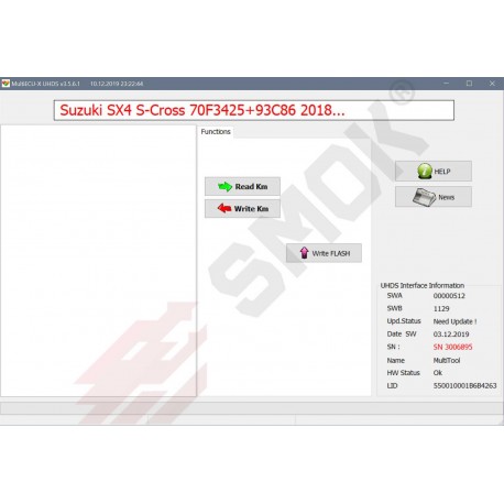 SZ0003 Suzuki Swift SX4 Cross Denso 2018-... Dash OBD