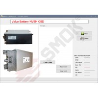 VO0021 Volvo Battery Clear Crash Bench Connecction and OBD