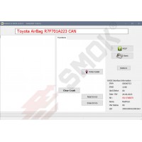 AB0055 Toyota AirBag RH850 (R7F701A223) OBD or by bench connection